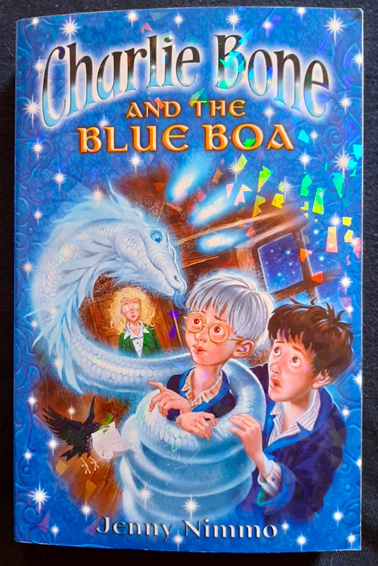 Front Cover Of Charlie Bone And The Blue Boa (The Children Of The Red King #3) (Jenny Nimmo
)