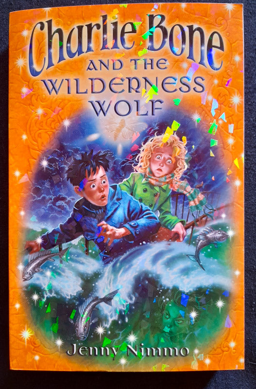 Front Cover Of Charlie Bone And The Wilderness Wolf (The Children Of The Red King #6) (Jenny Nimmo
)