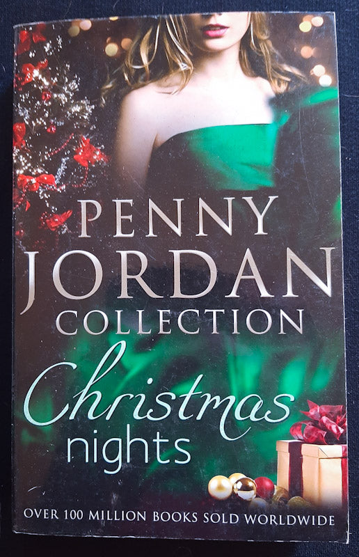 Front Cover Of Christmas Nights: Her Christmas Fantasy + Figgy Pudding + A Bride For His Majesty'S Pleasure (Penny Jordan
)