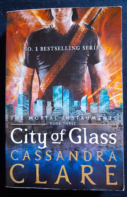 Front Cover Of City Of Glass (The Mortal Instruments #3) (Cassandra Clare)