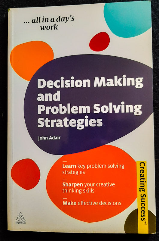 Front Cover Of Decision Making and Problem Solving Strategies