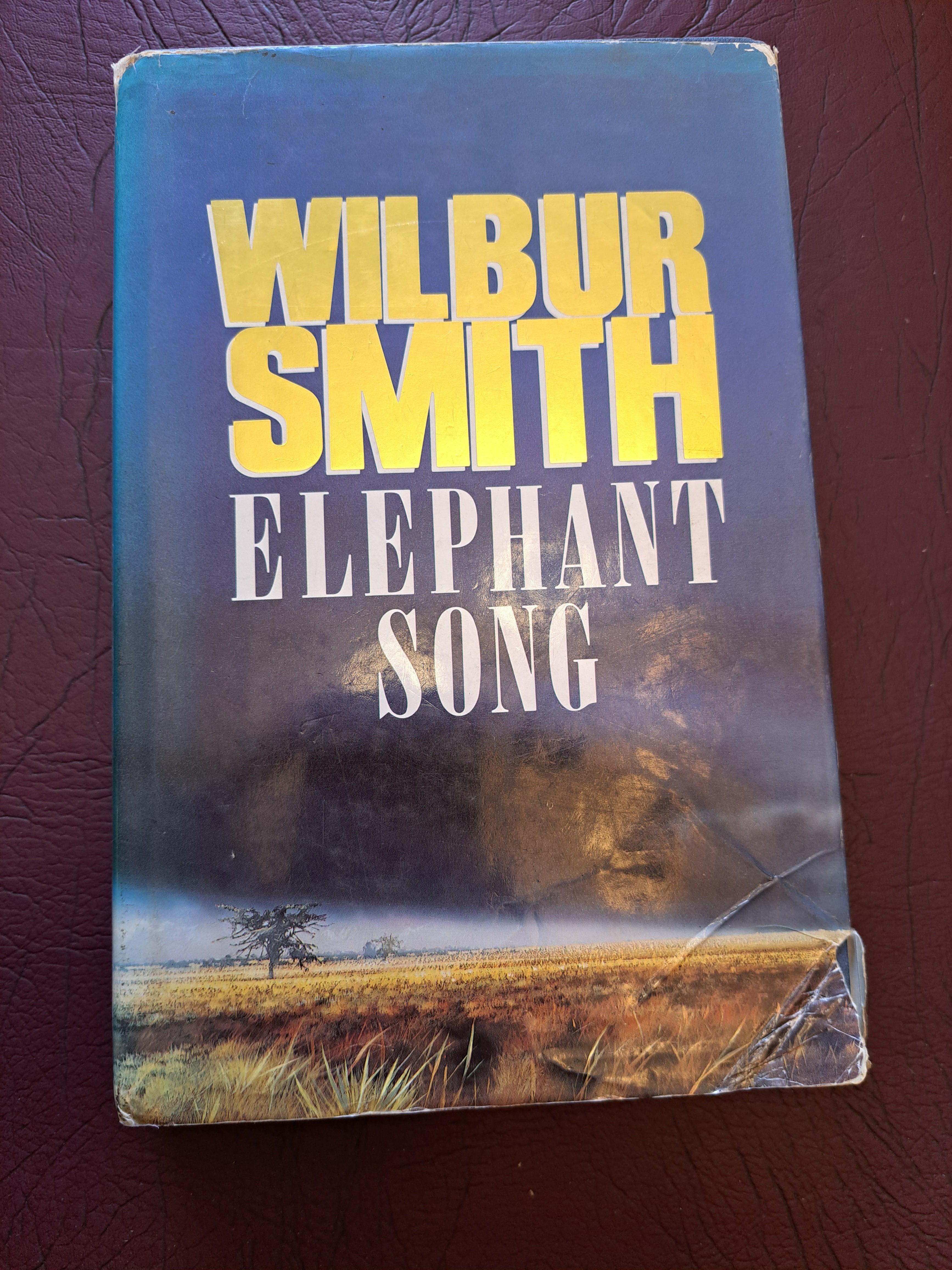 Front Cover Of The Best-Selling Book Elephant Song Wilbur Smith
