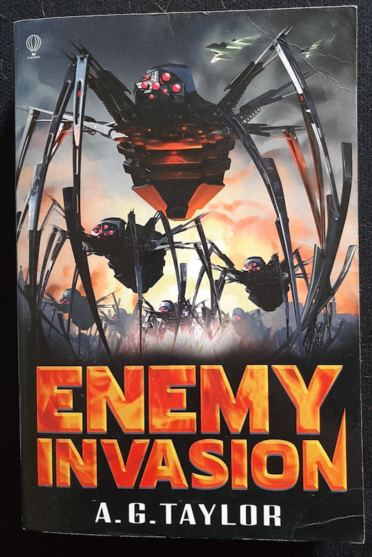 Front Cover Of Enemy Invasion (Superhumans #3) (A. G. Taylor
)