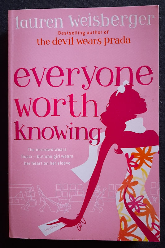 Front Cover Of Everyone Worth Knowing (Lauren Weisberger
)