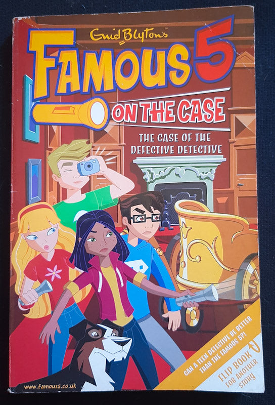 Front Cover Of Famous 5 On The Case #9,10 The Case Of The Defective Detective & The Case Of Allie'S Really Very Bad Singing (Enid Blyton
)