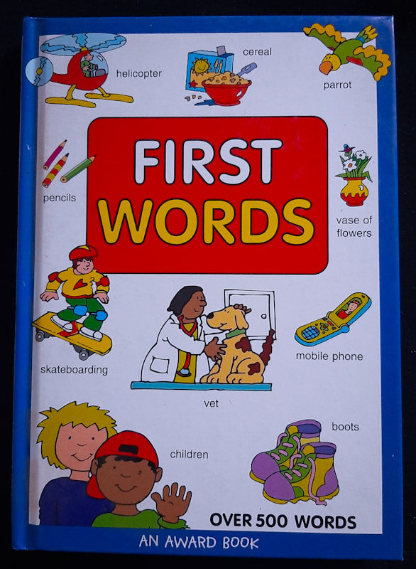 Front Cover Of First Words (Large Hardcover)