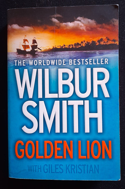 Front Cover Of The Golden Lion (Courtney Publication Order #14) (Wilbur Smith)