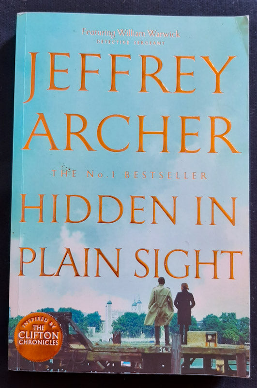 Front Cover Of Hidden In Plain Sight (William Warwick #2) (Jeffrey Archer
)