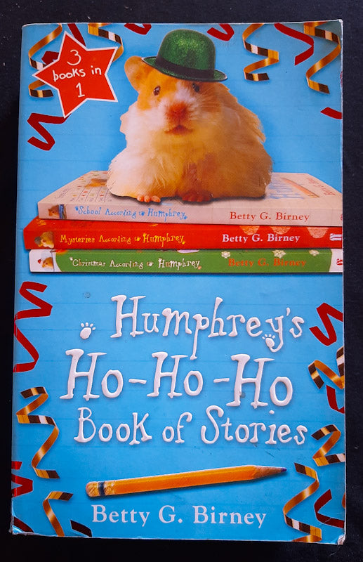 Front Cover Of Humphrey'S Ho-Ho-Ho Book Of Stories (According To Humphrey #7-9) (Betty G. Birney
)