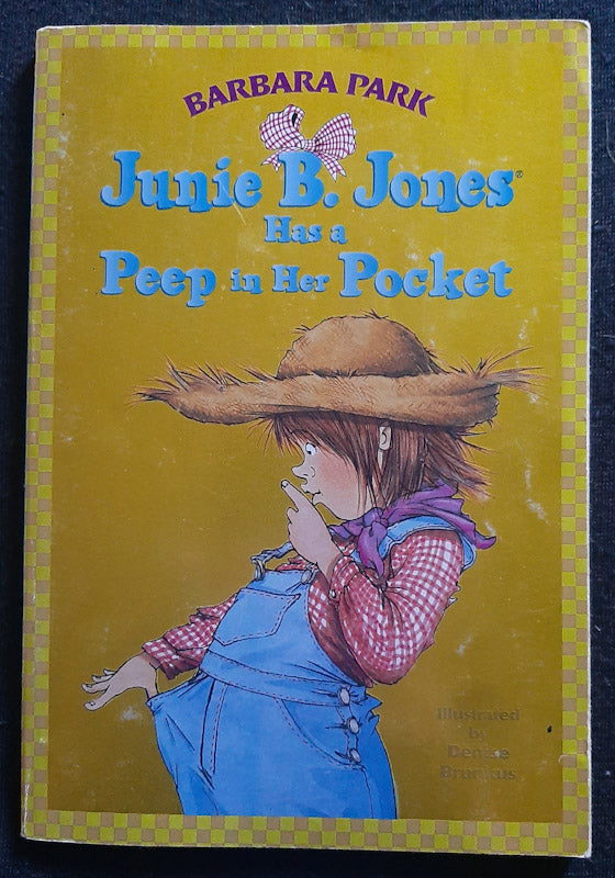 Front Cover Of Junie B. Jones Has A Peep In Her Pocket (Junie B. Jones #15) (Barbara Park
)