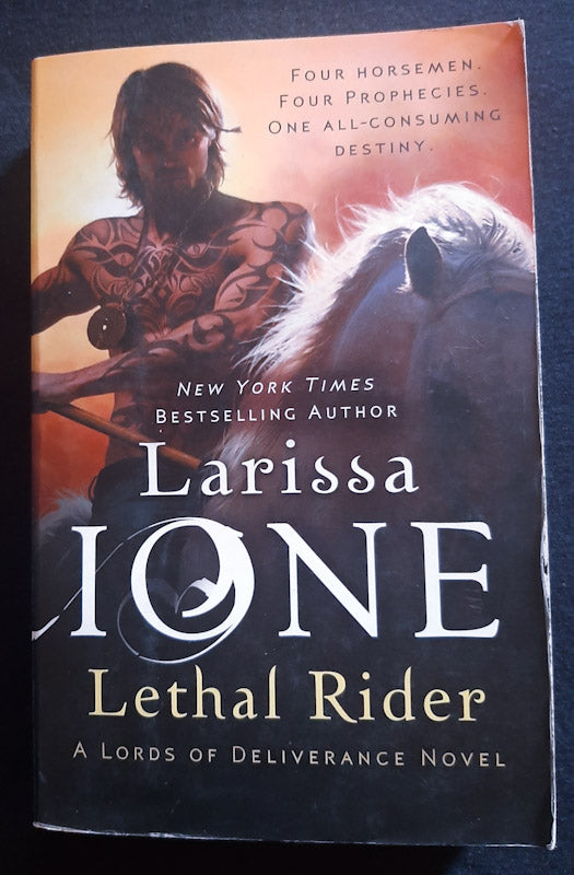 Front Cover Of Lethal Rider (Lords Of Deliverance #3) (Larissa Ione
)