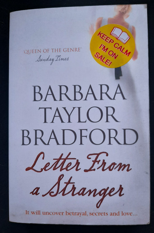 Front Cover Of Letter From A Stranger (Barbara Taylor Bradford
)