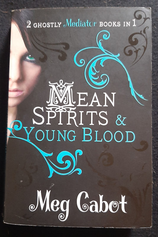 Front Cover Of Mean Spirits / Young Blood (The Mediator #3-4)