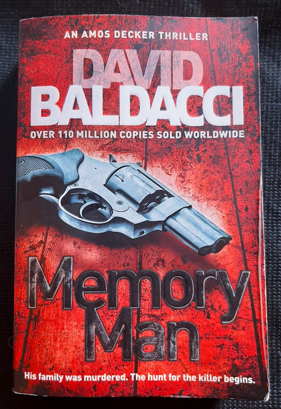 Front Cover Of Memory Man (Amos Decker #1) (David Baldacci
)