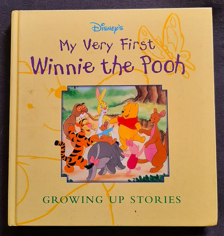 Front Cover Of Disney'S My Very First Winnie The Pooh Growing Up Stories (Extra Large Hardcover)