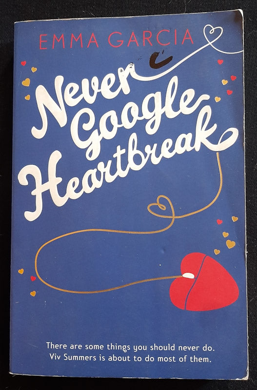 Front Cover Of Never Google Heartbreak (Vivienne Summers #1) (Emma Garcia
)