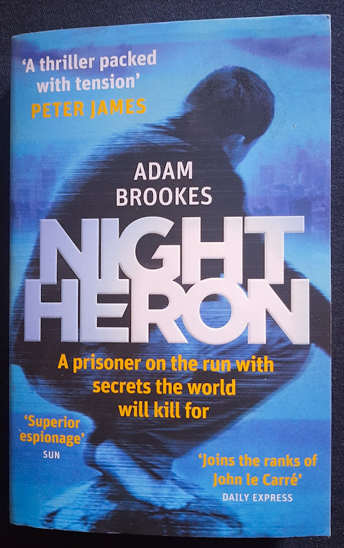 Front Cover Of Night Heron (Philip Mangan #1) (Adam Brookes
)