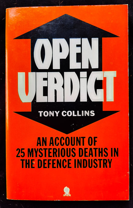 Front Cover Of Open Verdict (Tony Collins
)