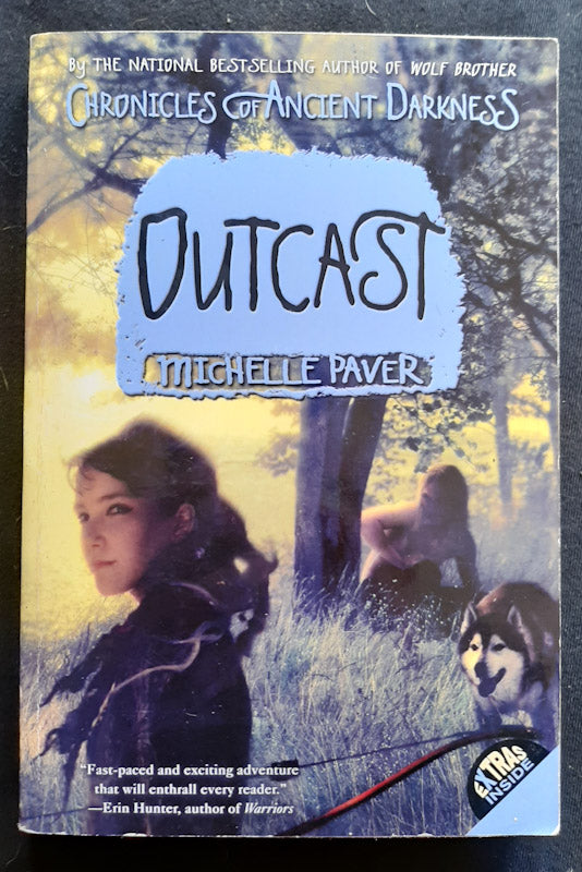 Front Cover Of Outcast (Chronicles Of Ancient Darkness #4) (Michelle Paver
)