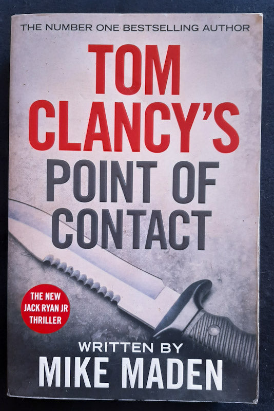 Front Cover Of Point Of Contact (Jack Ryan, Jr. #10) (Mike Maden, Tom Clancy)