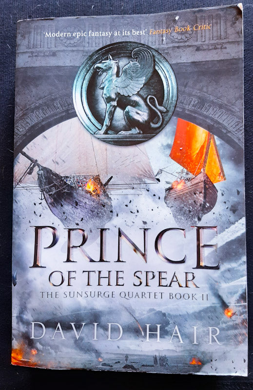 Front Cover Of Prince Of The Spear (The Sunsurge Quartet #2) (David Hair
)