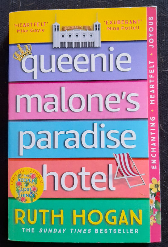 Front Cover Of Queenie Malone's Paradise Hotel (Ruth Hogan)