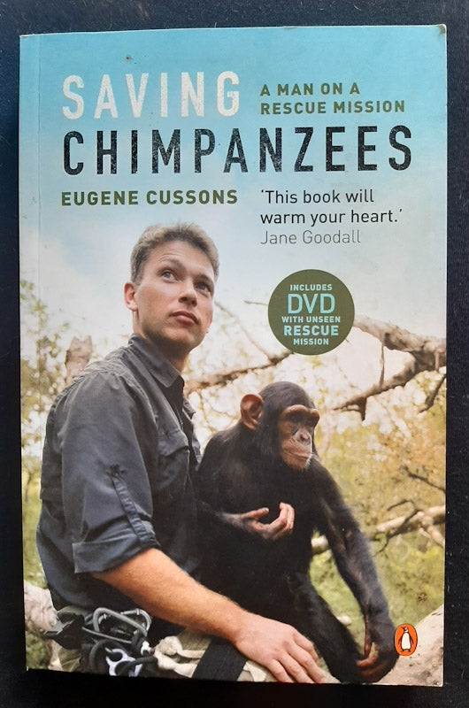 Front Cover Of Saving Chimpanzees (Eugene Cussons
)