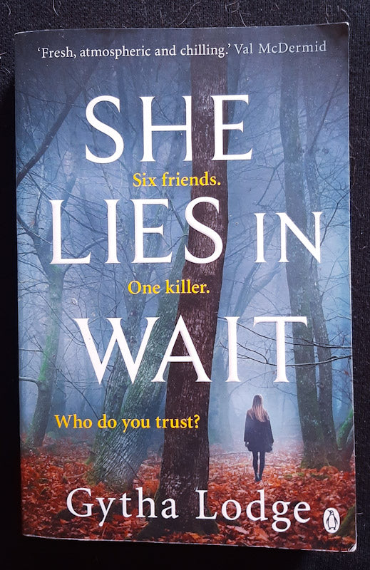 Front Cover Of She Lies In Wait (Dci Jonah Sheens #1) (Gytha Lodge
)