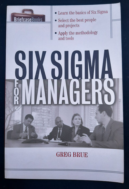 Front Cover Of Six Sigma For Managers (Greg Brue
)