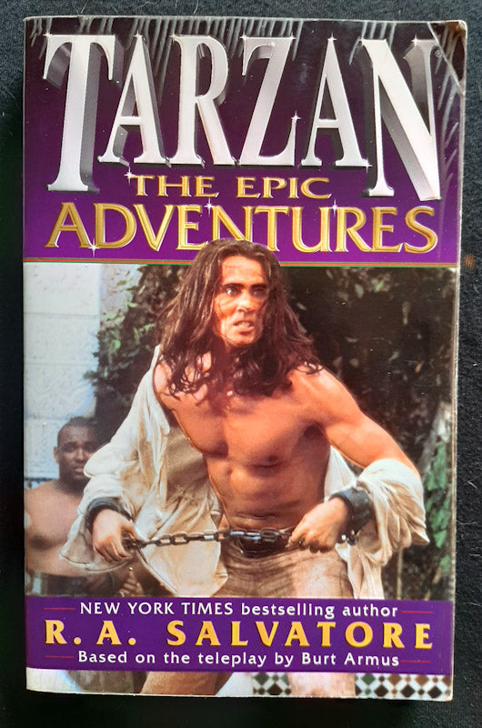 Front Cover Of Tarzan: The Epic Adventures (Ra Salvatore
)