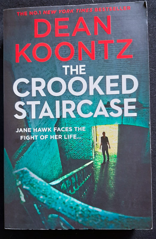 Front Cover Of The Crooked Staircase (Jane Hawk #3) (Dean Koontz
)