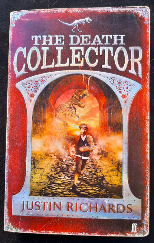 Front Cover Of The Death Collector (Department Of Unclassified Artefacts #1) (Justin Richards
)