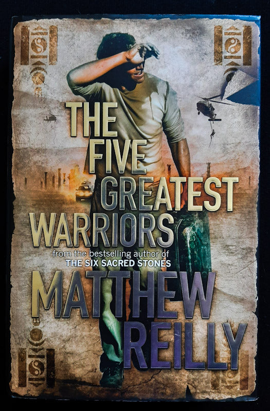 Front Cover Of The 5 Greatest Warriors (Jack West Jr #3) (Matthew Reilly
)