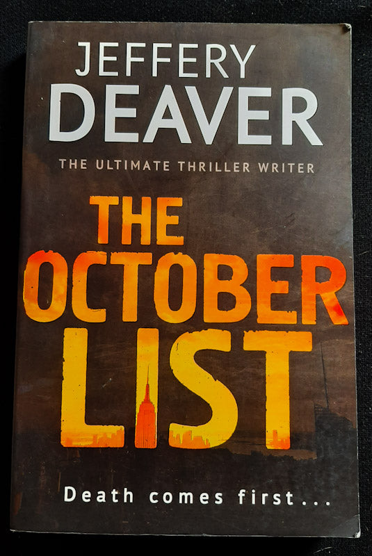 Front Cover Of The October List (Jeffery Deaver)