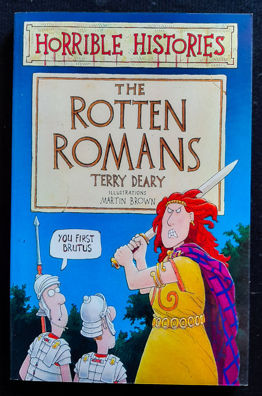 Front Cover Of Horrible Histories The Rotten Romans (Terry Deary
)
