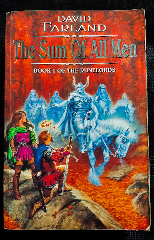 Front Cover Of The Sum Of All Men (The Runelords #1) (David Farland
)