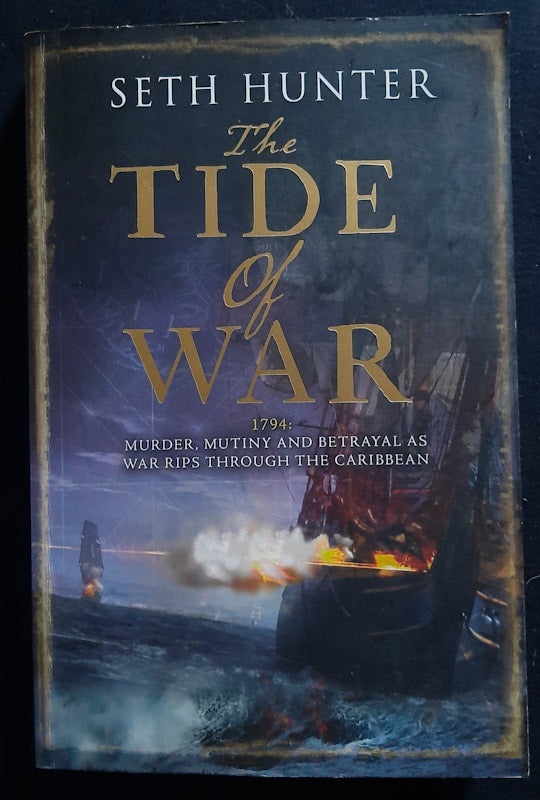 Front Cover Of The Tide Of War (Nathan Peake #2) (Seth Hunter
)