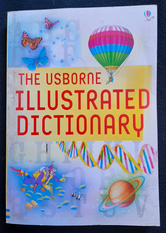 Front Cover Of The Usbourne Illustrated Dictionary (Extra Large Paperback)