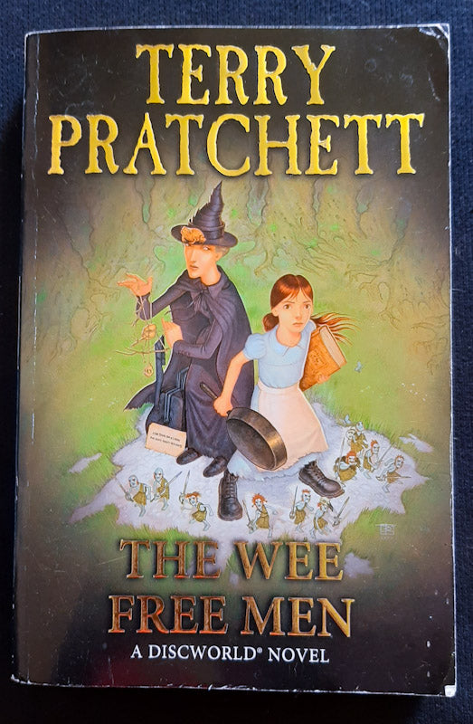 Front Cover Of The Wee Free Men (Discworld #30) (Terry Pratchett
)