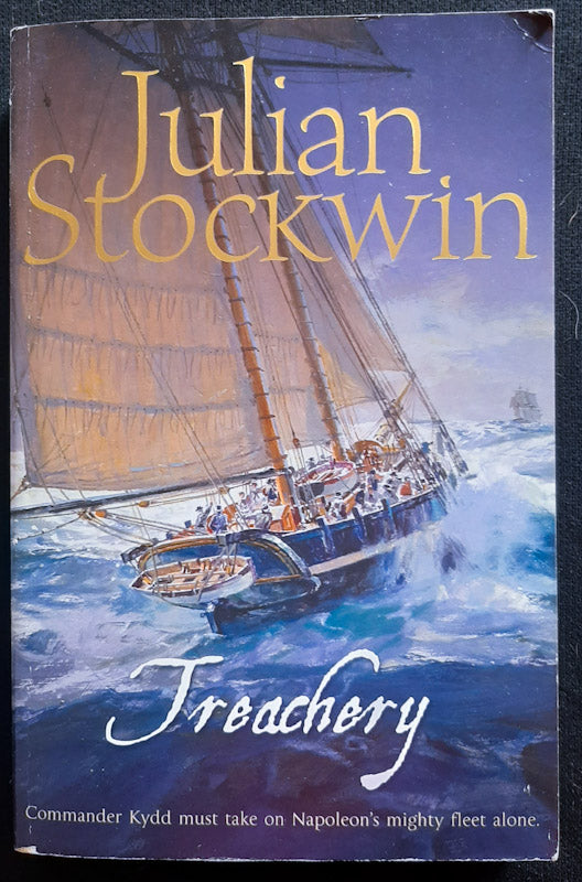 Front Cover Of Treachery (Thomas Kydd #9) (Julian Stockwin
)