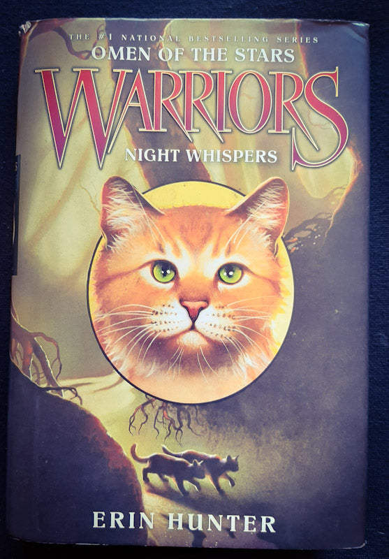 Front Cover Of Night Whispers (Warriors: Omen Of The Stars #3) (Erin Hunter
)