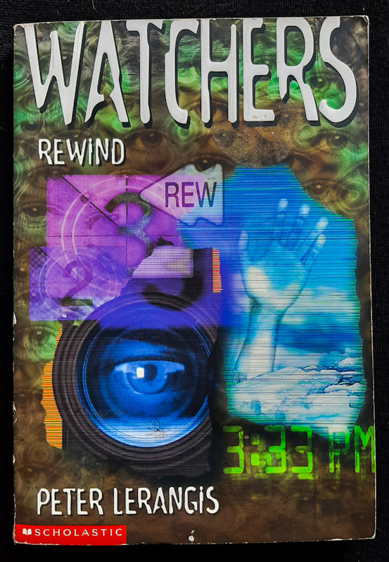 Front Cover Of Rewind (Watchers #2) (Peter Lerangis
)