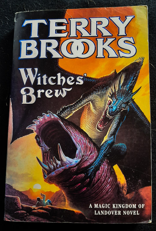 Front Cover Of Witches' Brew (Magic Kingdom Of Landover #5) (Terry Brooks)