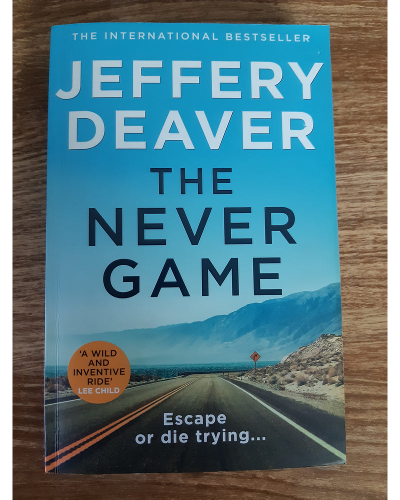 Front Cover Of The Best-Selling Book The Never Game Jeffery Deaver