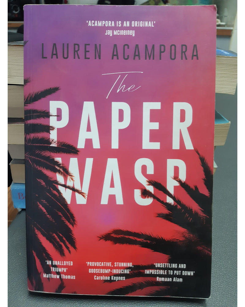 Front Cover Of The Best-Selling Book The Paper Wasp Lauren Acampora