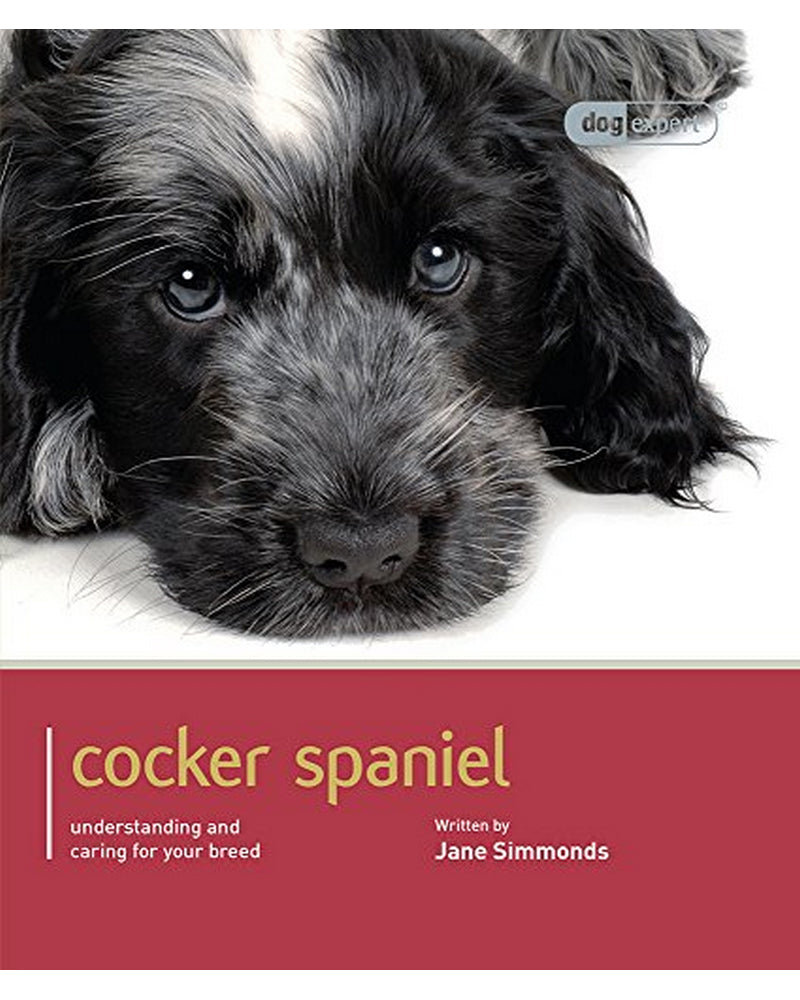 Front Cover Of The Best-Selling Book Cocker Spaniel Dog Expert Jane Simmonds
