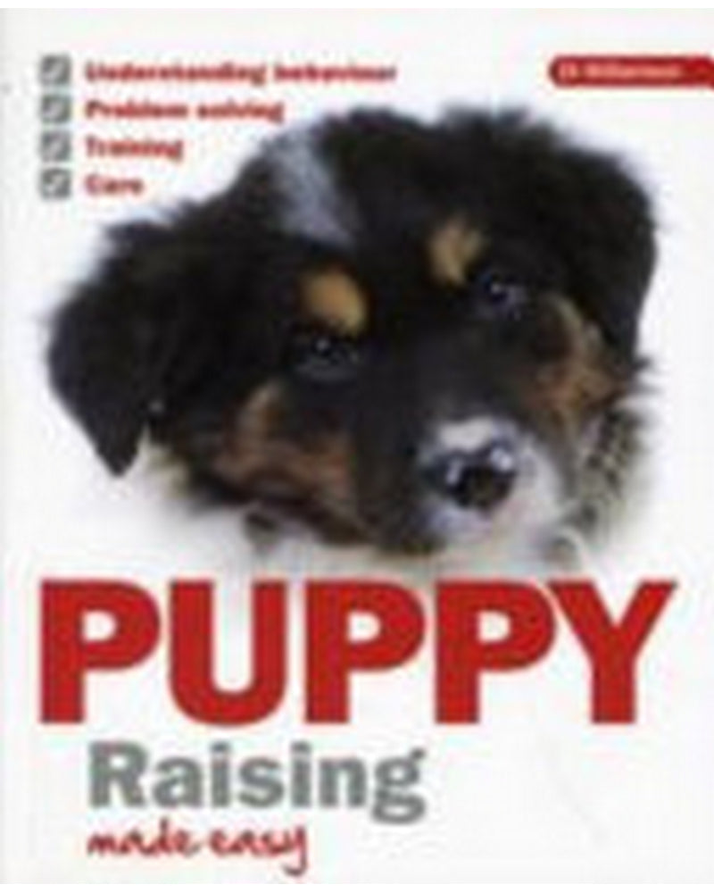 Front Cover Of The Best-Selling Book Puppy Raising Made Easy Di Williamson