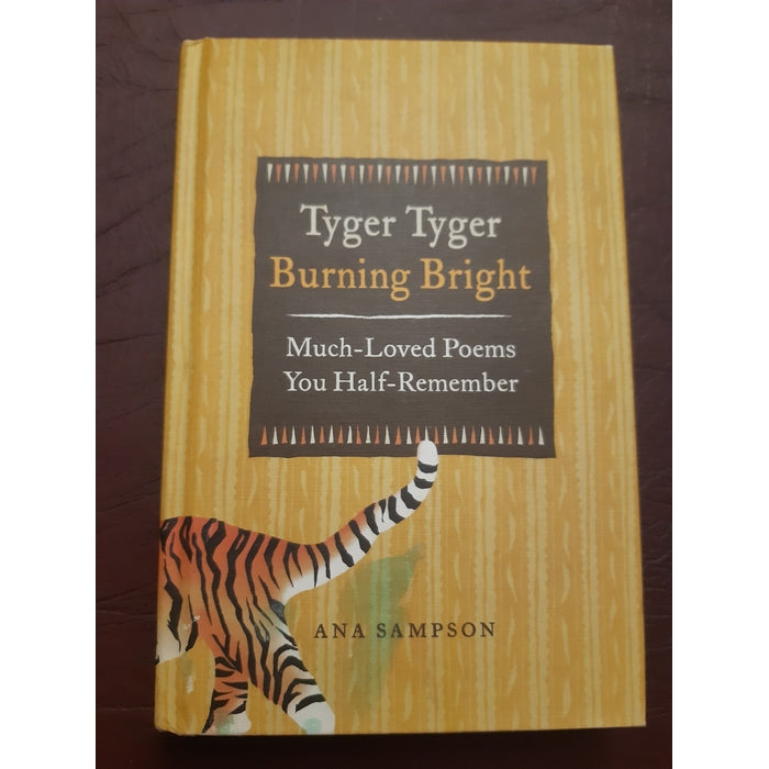 Front Cover Of Tyger Tyger, Burning Bright (Sampson, Ana))