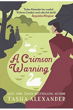 Front Cover Of Crimson Warning (Tasha Alexander))