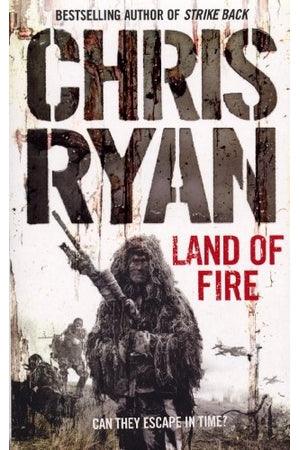 Front Cover Of The Best-Selling Book Land Of Fire Chris Ryan